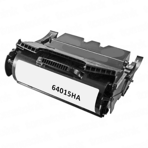 Picture of Compatible 64015HA High Yield Black Toner Cartridge (21000 Yield)