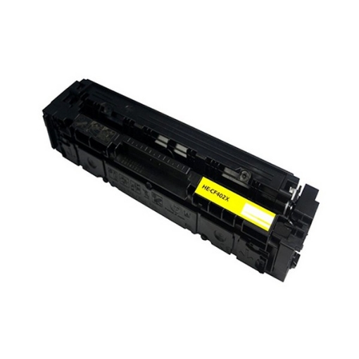 Picture of Compatible CF402X (HP 201X) High Yield Yellow Toner Cartridge (2300 Yield)