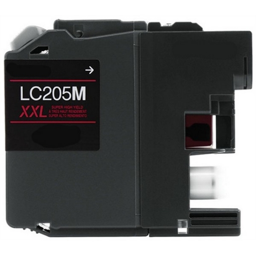 Picture of Compatible LC-205M (LC-205MXXL) Super High Yield Magenta Inkjet Cartridge (1200 Yield)