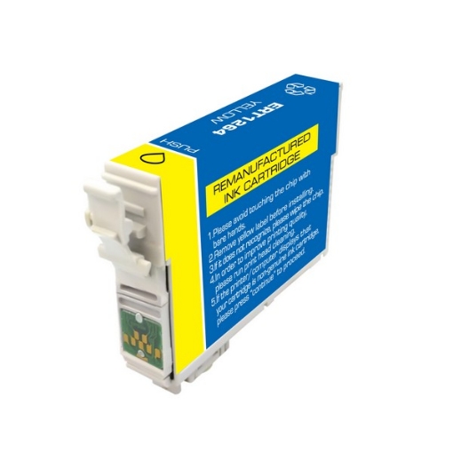 Picture of Compatible T126420 (Epson 126) High Yield Yellow Inkjet Cartridge (470 Yield)