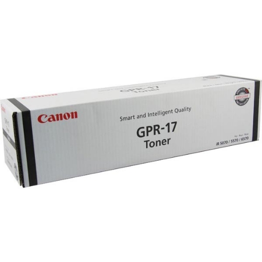 Picture of Canon 0279B003AA (GPR-17) OEM Black Copier Cartridge