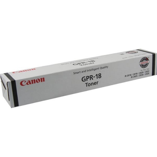 Picture of Canon 0384B003AA (GPR-18) OEM Black Copier Toner