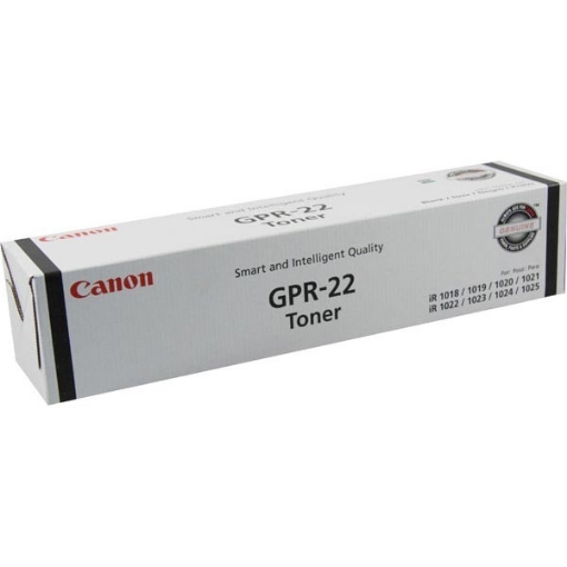 Picture of Canon 0386B003AA (GPR-22) OEM Black Copier Cartridge