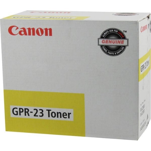 Picture of Canon 0455B003AA (GPR-23) OEM Yellow Copier Cartridge