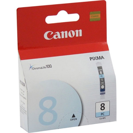 Picture of Canon 0624B002 (CLI-8PC) OEM PhotoCyan Inkjet Cartridge