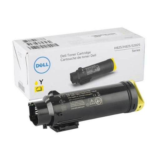 Picture of Dell 0CX53 (593-BBOZ) High Yield Yellow Toner Cartridge (2500 Yield)