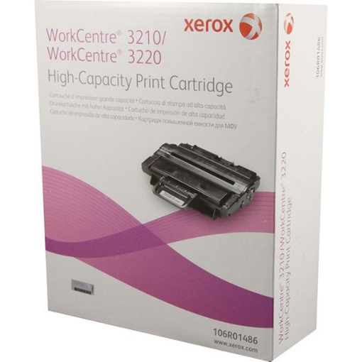 Picture of Xerox 106R01486 OEM High Yield Black Toner Cartridge