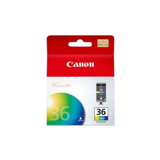 Picture of Canon 1511B002 (CLI-36) OEM Color Inkjet Cartridge