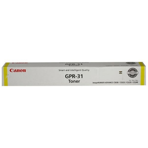 Picture of Canon 2802B003AA (GPR-31Y) OEM Yellow Toner Cartridge