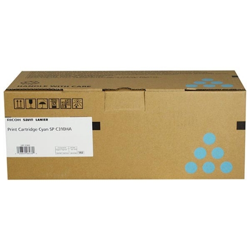 Picture of Ricoh 406476 (Type SPC310HA) OEM Cyan Toner Cartridge