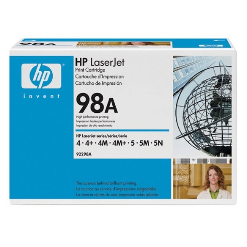 Picture of HP 92298A (HP 98A) OEM Black Toner Cartridge