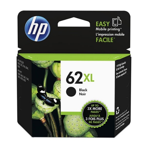 Picture of HP C2P05AN (HP 62XL) OEM High Yield Black Ink Cartridge