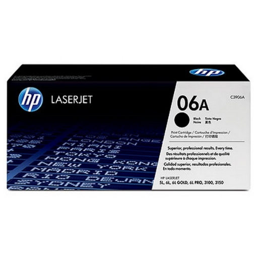 Picture of HP C3906A (HP 06A) OEM Black Toner Cartridge