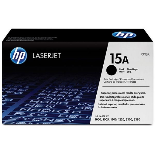 Picture of HP C7115A (HP 15A) OEM Black Toner Cartridge