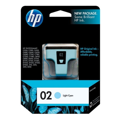 Picture of HP C8774WN (HP 02) OEM Light Cyan Inkjet Cartridge