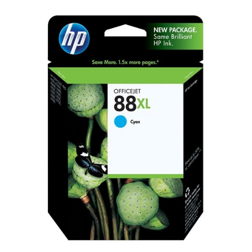 Picture of HP C9391AN (HP 88XL) OEM High Yield Cyan Inkjet Cartridge