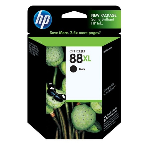 Picture of HP C9396AN (HP 88XL) OEM High Yield Black Inkjet Cartridge