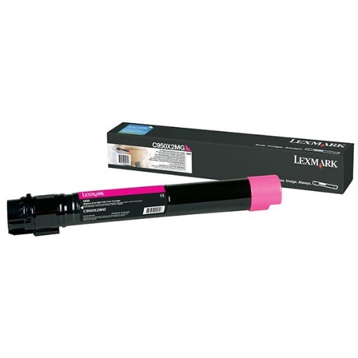 Picture of Lexmark C950X2MG OEM Extra High Yield Magenta Toner Cartridge