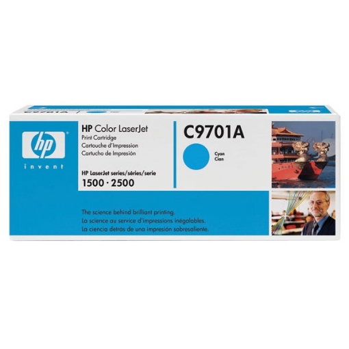 Picture of HP C9701A (HP 121A) OEM Cyan Toner Cartridge