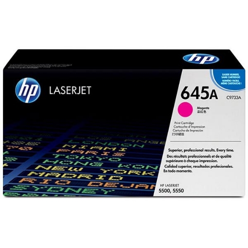 Picture of HP C9733A (HP 645A) OEM Magenta Toner Cartridge