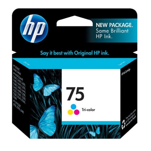 Picture of HP CB337WN (HP 75) OEM Tri-Color Inkjet Cartridge