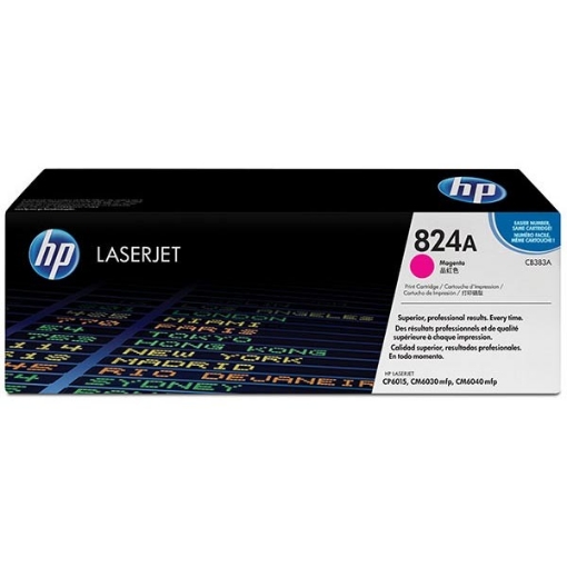 Picture of HP CB383A (HP 824A) OEM Yellow Toner Cartridge