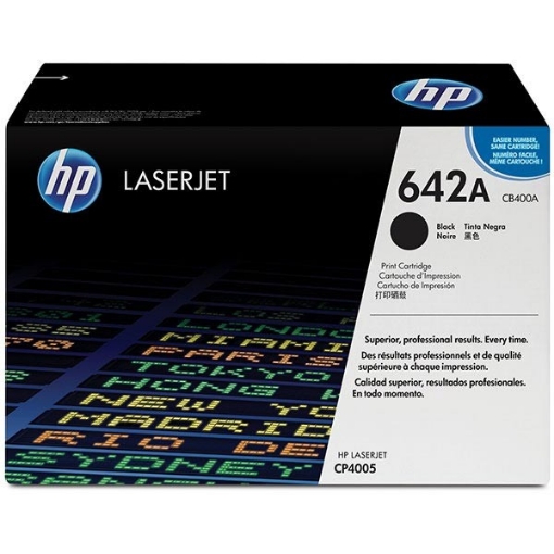 Picture of HP CB400A (HP 642A) OEM Black Toner Cartridge