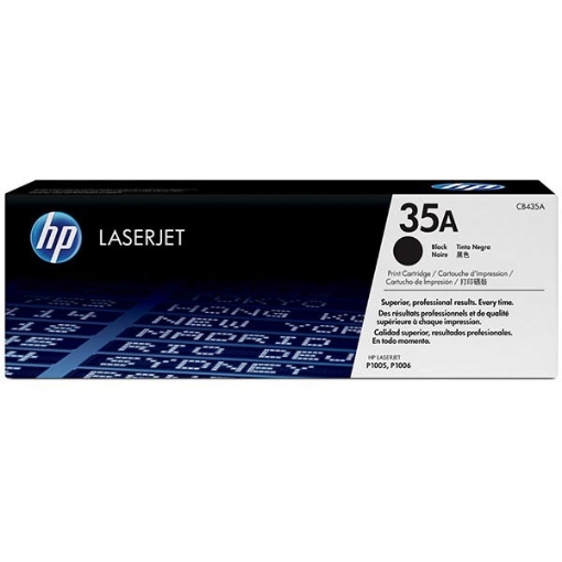 Picture of HP CB435A (HP 35A) OEM Black Toner Cartridge