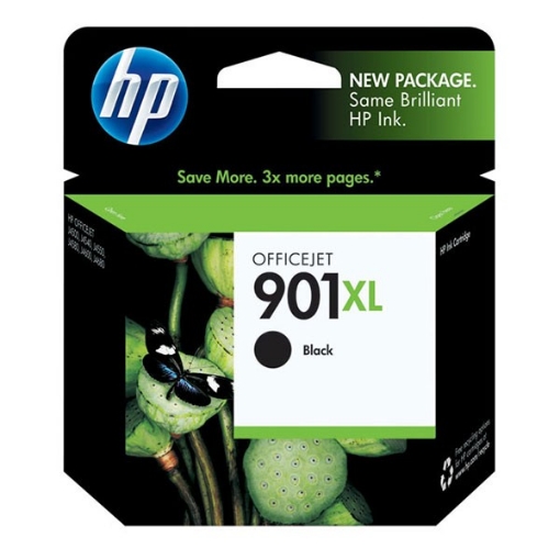 Picture of HP CC654AN (HP 901XL) OEM High Yield Black Inkjet Cartridge