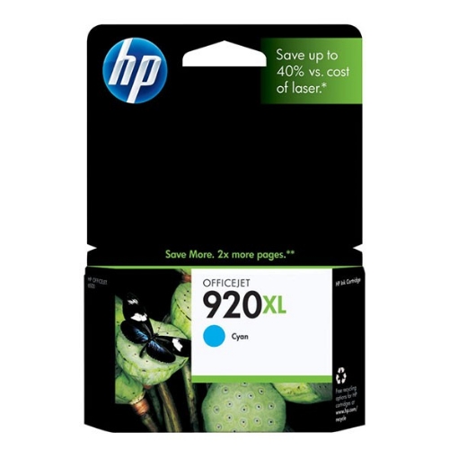 Picture of HP CD972AN (HP 920XL) OEM High Yield Cyan Inkjet Cartridge