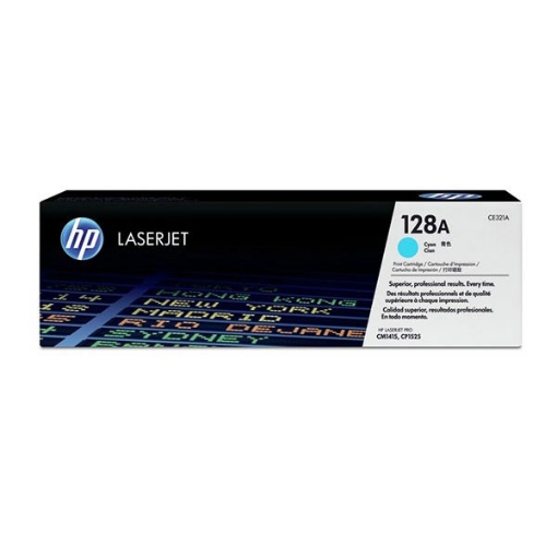 Picture of HP CE321A (HP 128A) OEM Cyan Colorsphere Print Cartridge