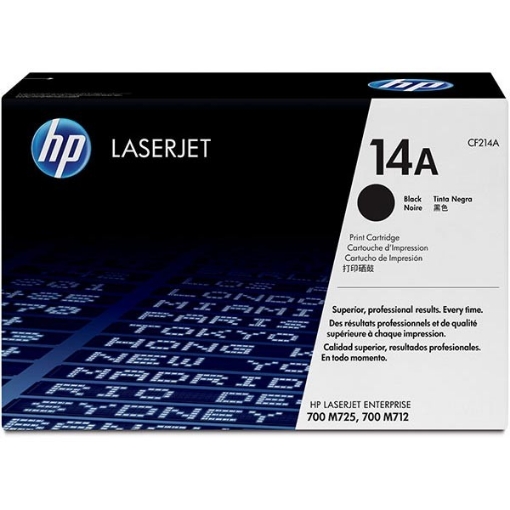 Picture of HP CF214A (HP 14A) OEM Black Toner Cartridge