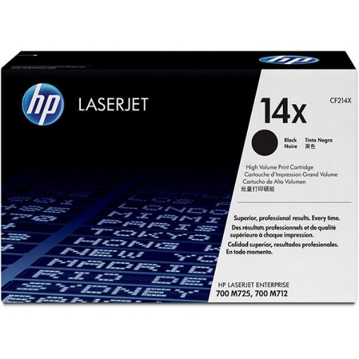 Picture of HP CF214X (HP 14X) OEM High Yield Black Toner Cartridge