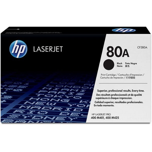 Picture of HP CF280A (HP 80A) OEM Black Toner Cartridge