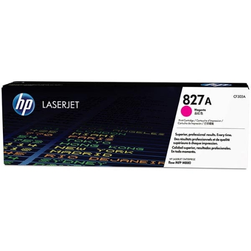 Picture of HP CF303A (HP 827A) OEM Magenta Toner Cartridge