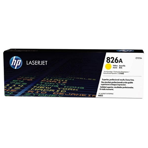 Picture of HP CF312A (HP 826A) OEM Yellow Toner Cartridge