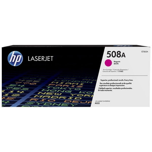 Picture of HP CF363A (HP 508A) OEM Magenta Toner Cartridge