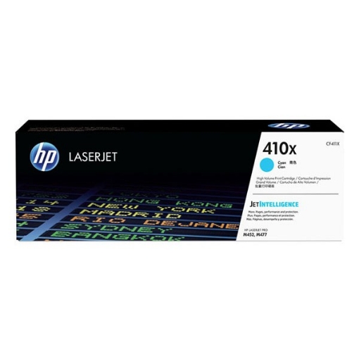 Picture of HP CF411X (HP 410X) OEM High Yield Cyan Toner Cartridge