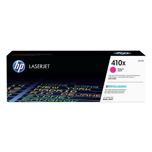 Picture of HP CF413X (HP 410X) OEM High Yield Magenta Toner Cartridge