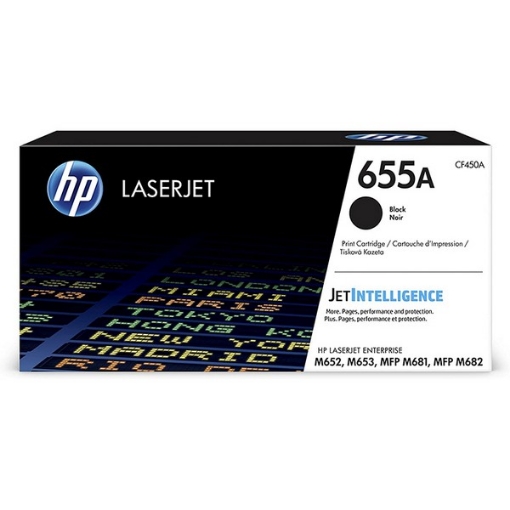 Picture of HP CF450A (HP 655A) OEM Black Toner Cartridge