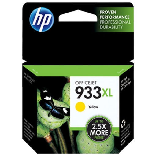 Picture of HP CN056AN (HP 933XL) OEM High Yield Yellow Inkjet Cartridge