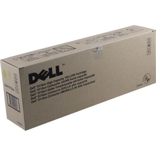 Picture of Dell JD768 (310-7895) OEM Yellow Toner Cartridge