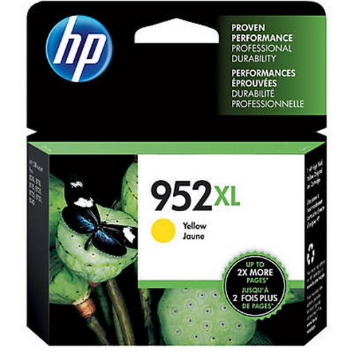 Picture of HP L0S67AN (HP 952XL) OEM High Yield Yellow Inkjet Cartridge