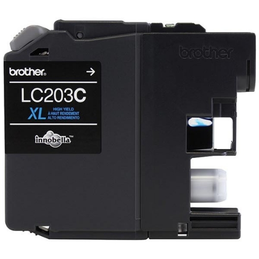 Picture of Brother LC-203C OEM High Yield Cyan Inkjet Cartridge