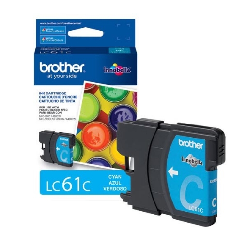 Picture of Brother LC-61C OEM Cyan Inkjet Cartridge