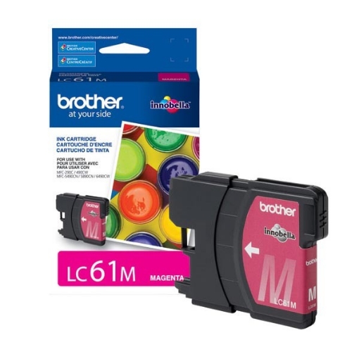 Picture of Brother LC-61M OEM Magenta Inkjet Cartridge