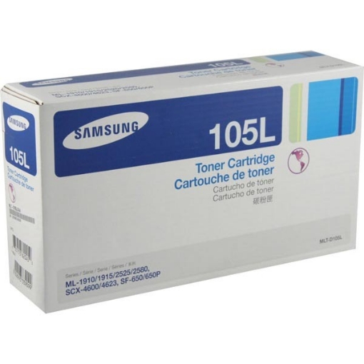 Picture of Samsung MLT-D105L OEM High Yield Black Toner Cartridge