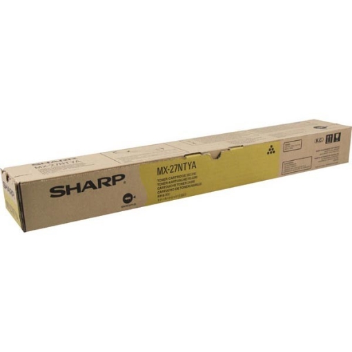 Picture of Sharp MX-27NTYA OEM Yellow Laser Toner Cartridge