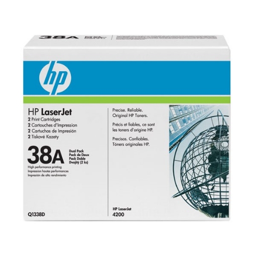 Picture of HP Q1338D (HP 38A) OEM Black Laser Toner Cartridge