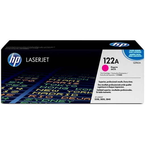 Picture of HP Q3963A (HP 122A) OEM Magenta Toner Cartridge